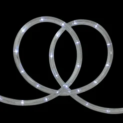 18' Pure White LED Indoor/Outdoor Christmas Rope Lights