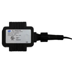 18' Pure White LED Outdoor Christmas Linear Tape Lighting - Black Finish