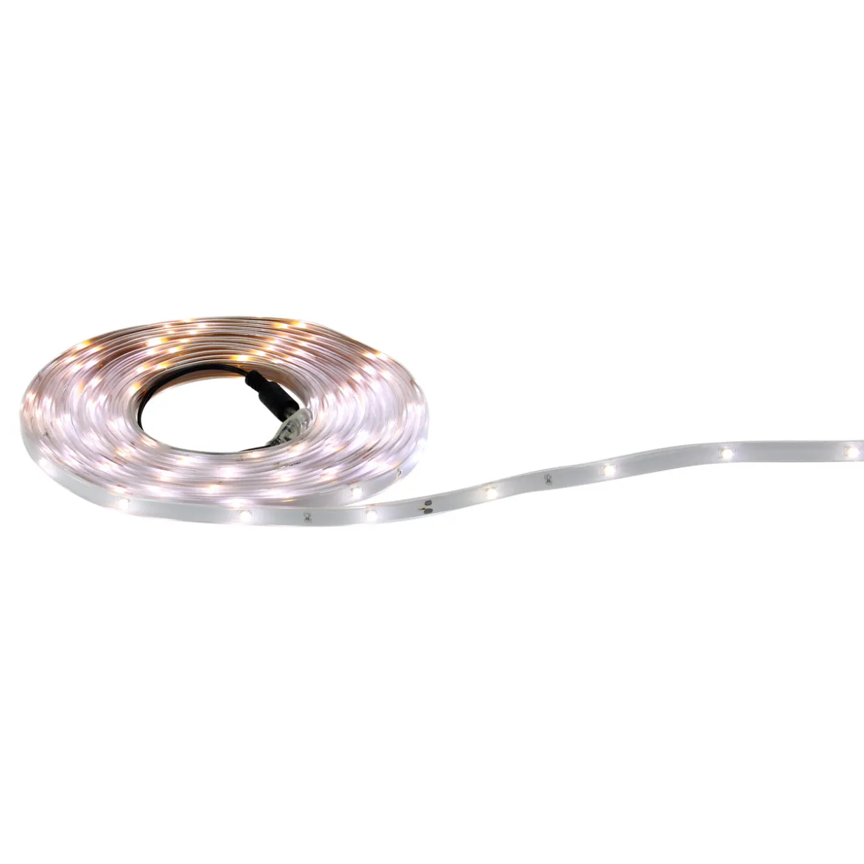 18' Pure White LED Outdoor Christmas Linear Tape Lighting - White Finish