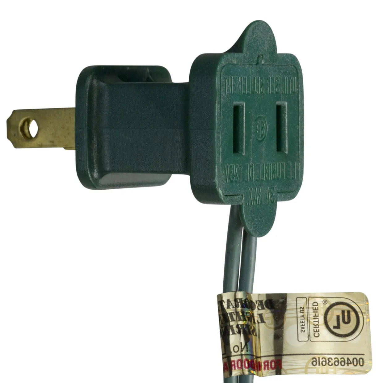 50 Purple LED Wide Angle Christmas Lights - 16.25 ft Green Wire