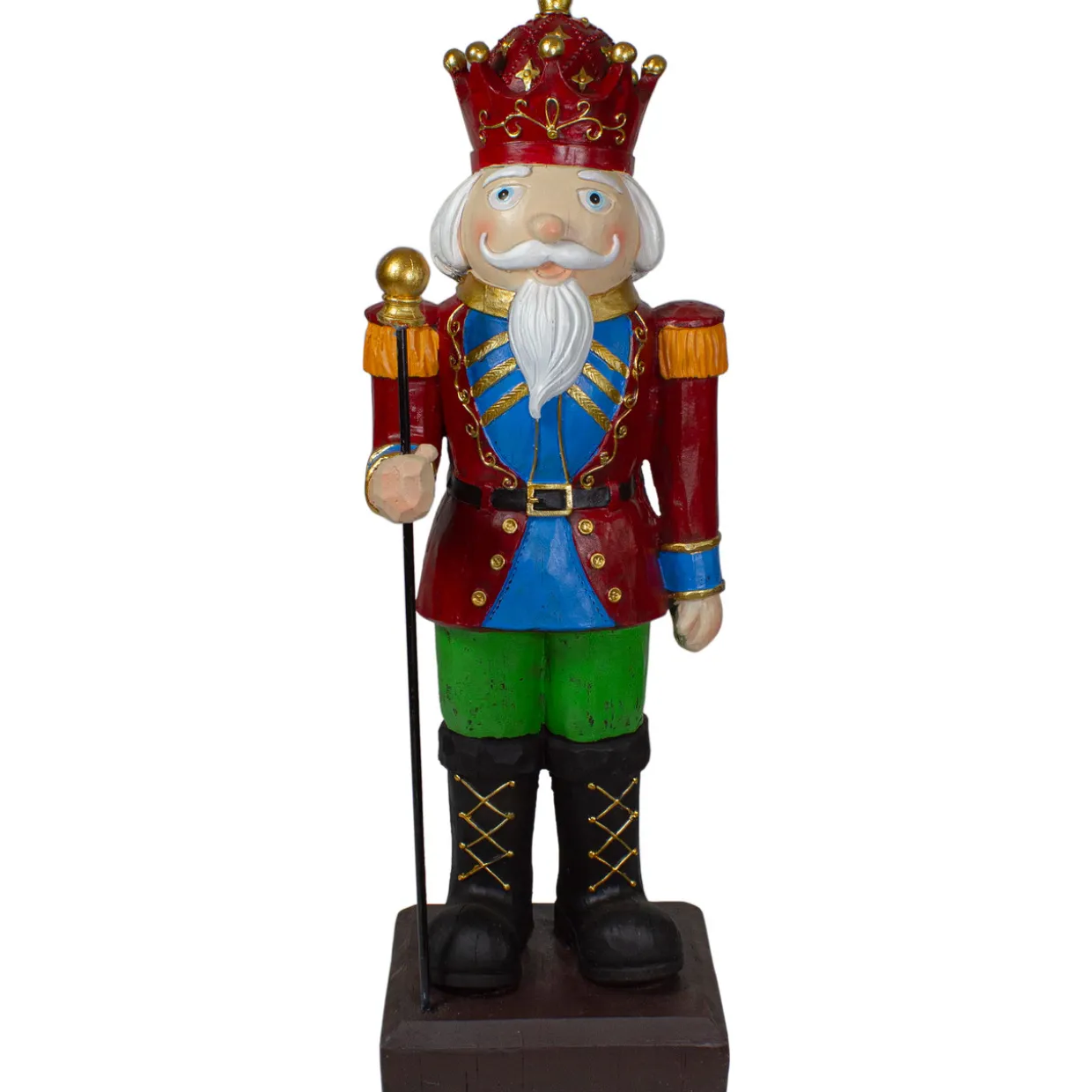 22" Red and Blue Nutcracker Soldier Christmas Decoration