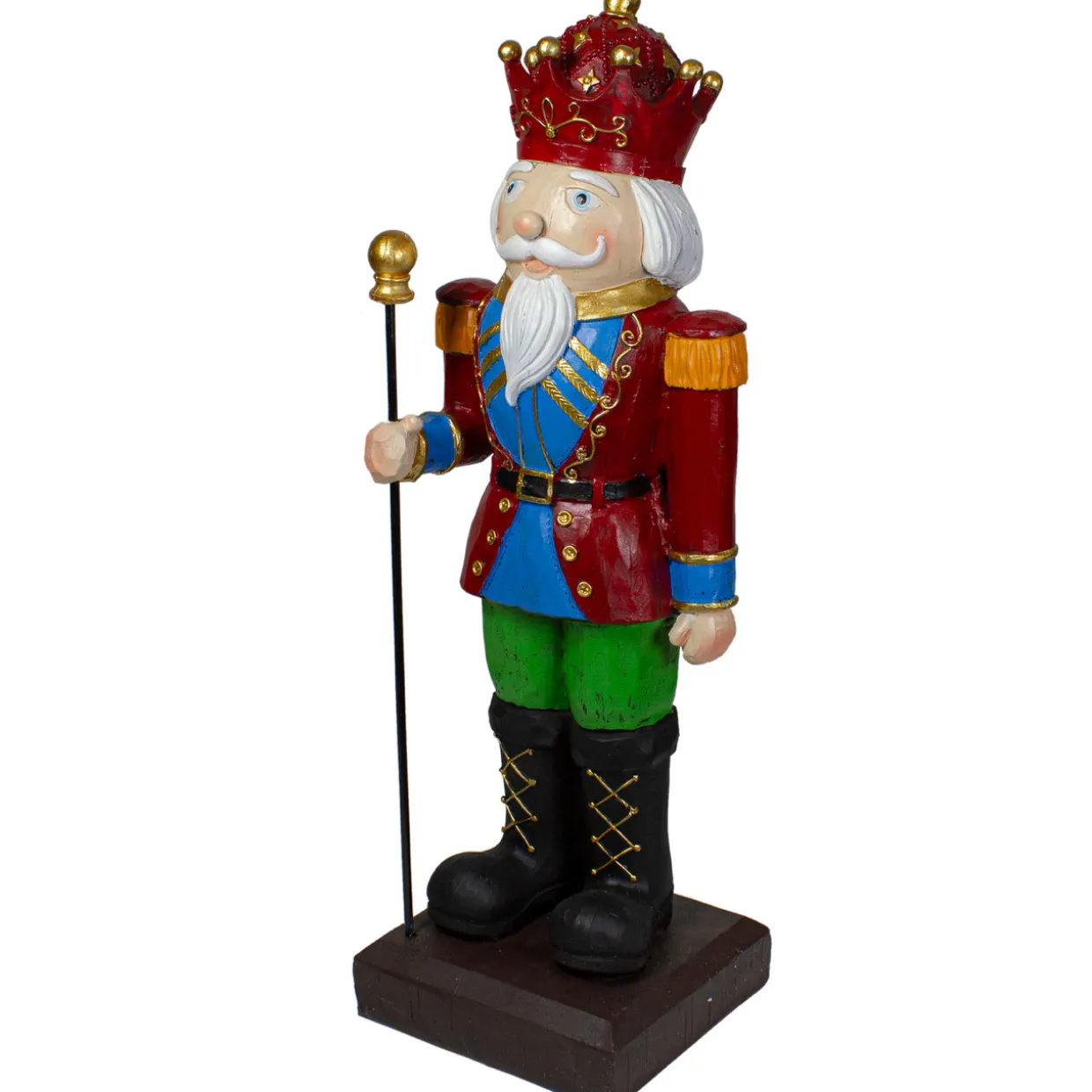22" Red and Blue Nutcracker Soldier Christmas Decoration