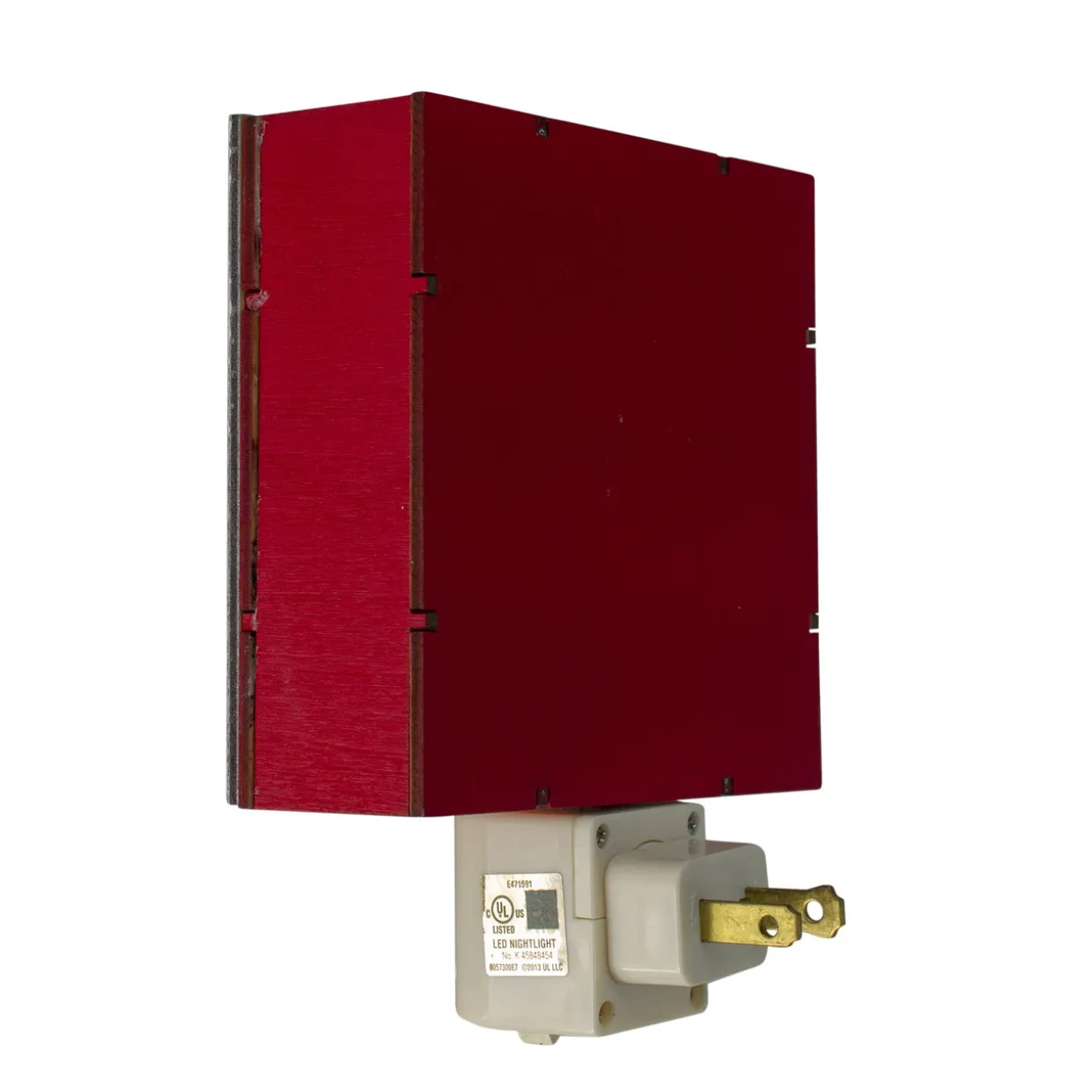 5" Red and Gold Santa Countdown Christmas Night Light