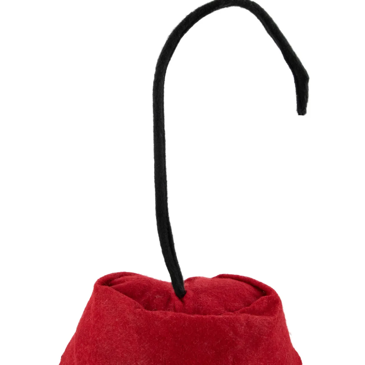 19" Red and Green Striped Elf Legs Christmas Decoration