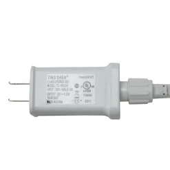 150 Red and White LED Swag Christmas Lights - 7.5 ft White Wire