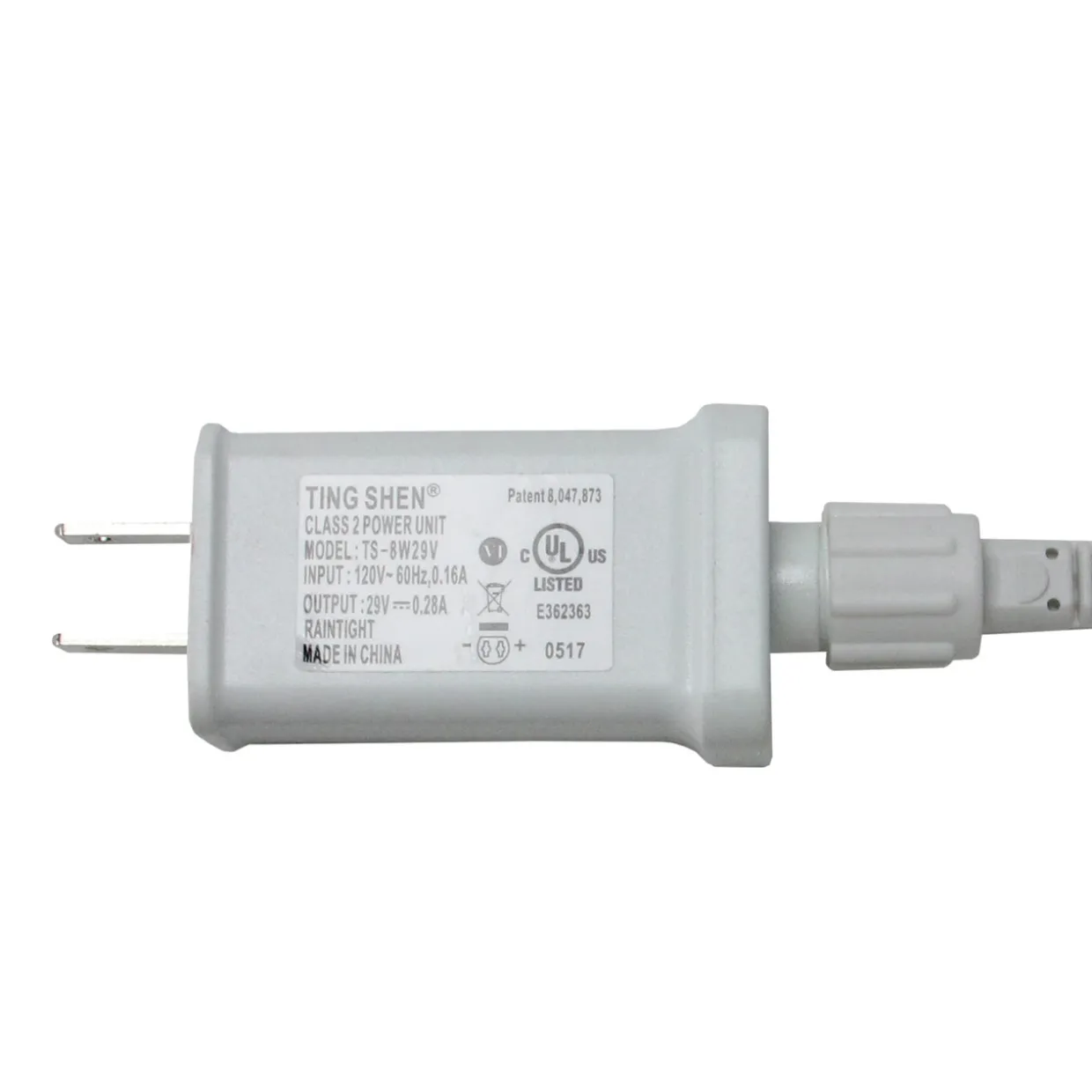 150 Red and White LED Swag Christmas Lights - 7.5 ft White Wire