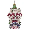 6" Red and White Radio City Rockettes with Santa Claus Christmas Ornament