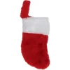6" Red and White Traditional Cuff Mini Christmas Stocking
