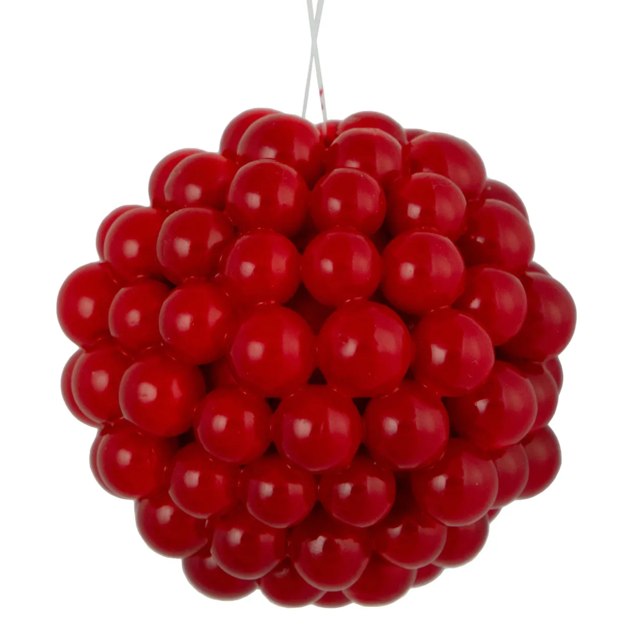 3.25" Red Berries Christmas Ball Ornament