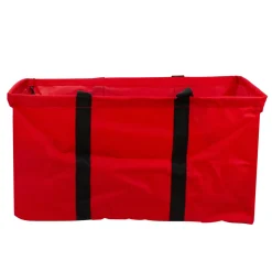 22" Red Collapsible Multi-Purpose Christmas Storage Bag with Carrying Handles