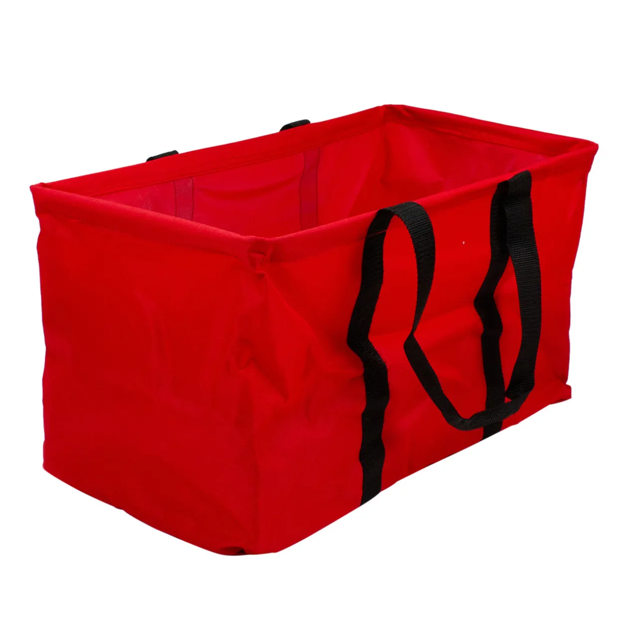 22" Red Collapsible Multi-Purpose Christmas Storage Bag with Carrying Handles