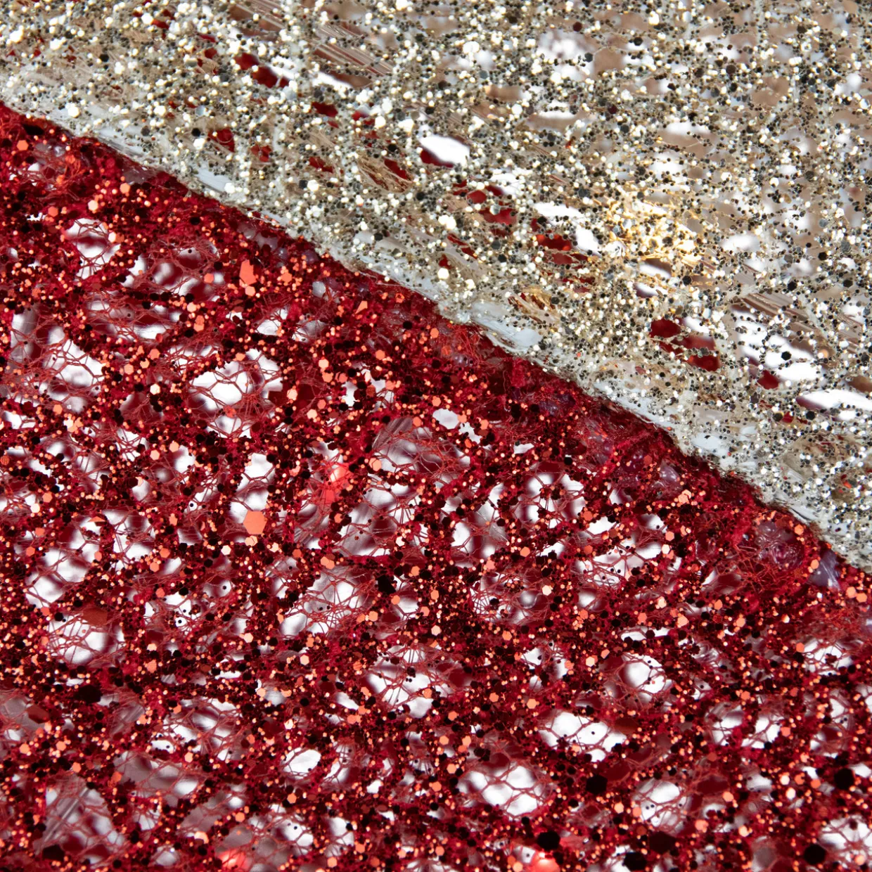 4.25' Red LED Lighted Ornament Arch Outdoor Christmas Decoration - Warm White Lights