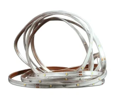 18' Red LED Outdoor Christmas Linear Tape Lighting - White Finish