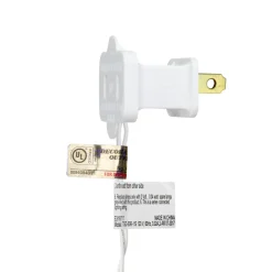 50 Red LED Wide Angle Mini Christmas Lights - 16.25 ft White Wire