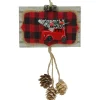 7.5" Red Truck Hauling the Christmas Tree Ornament