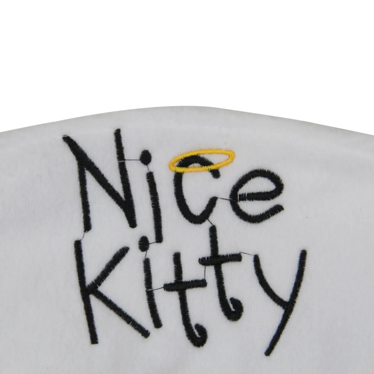 19" Red with White Angel Pet Nice Kitty Christmas Stocking