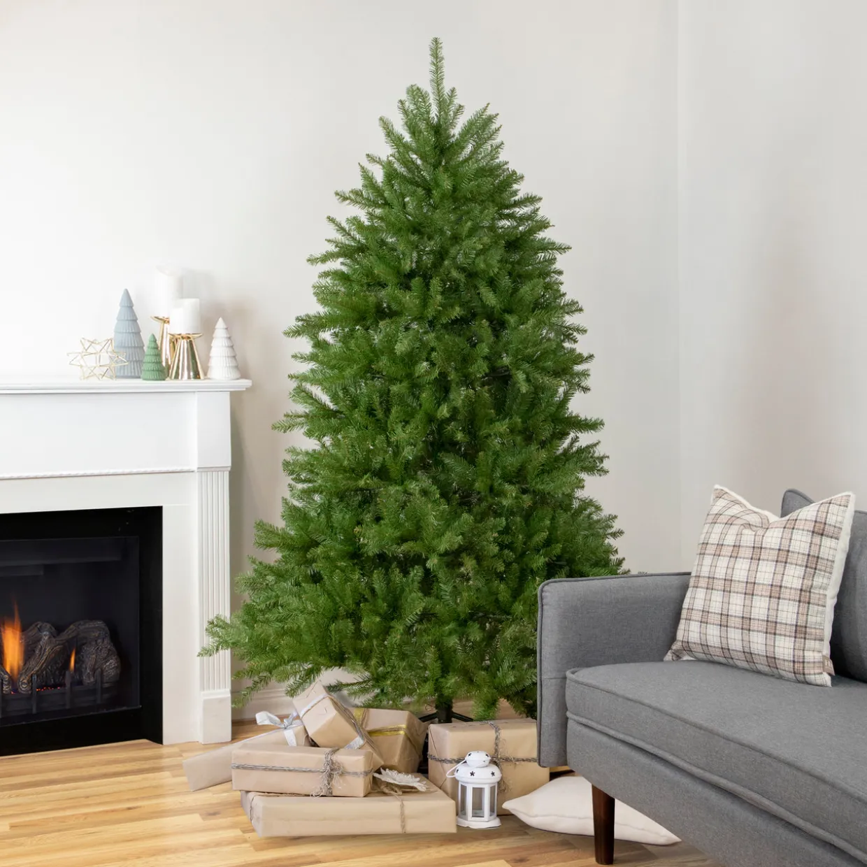6.5' Rockwood Pine Artificial Christmas Tree, Unlit