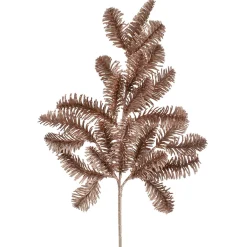 20" Rose Gold Pine Branch Artificial Christmas Spray