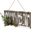 16" Rustic "Merry Christmas" Wall Sign