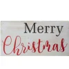 24" Rustic Wooden 'Merry Christmas' Hanging Wall Sign
