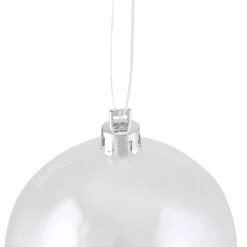 2.75" Shiny Clear Shatterproof Christmas Ball Ornament (70mm)