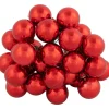 6.75" Shiny Red Shatterproof Ball Ornament Christmas Pick