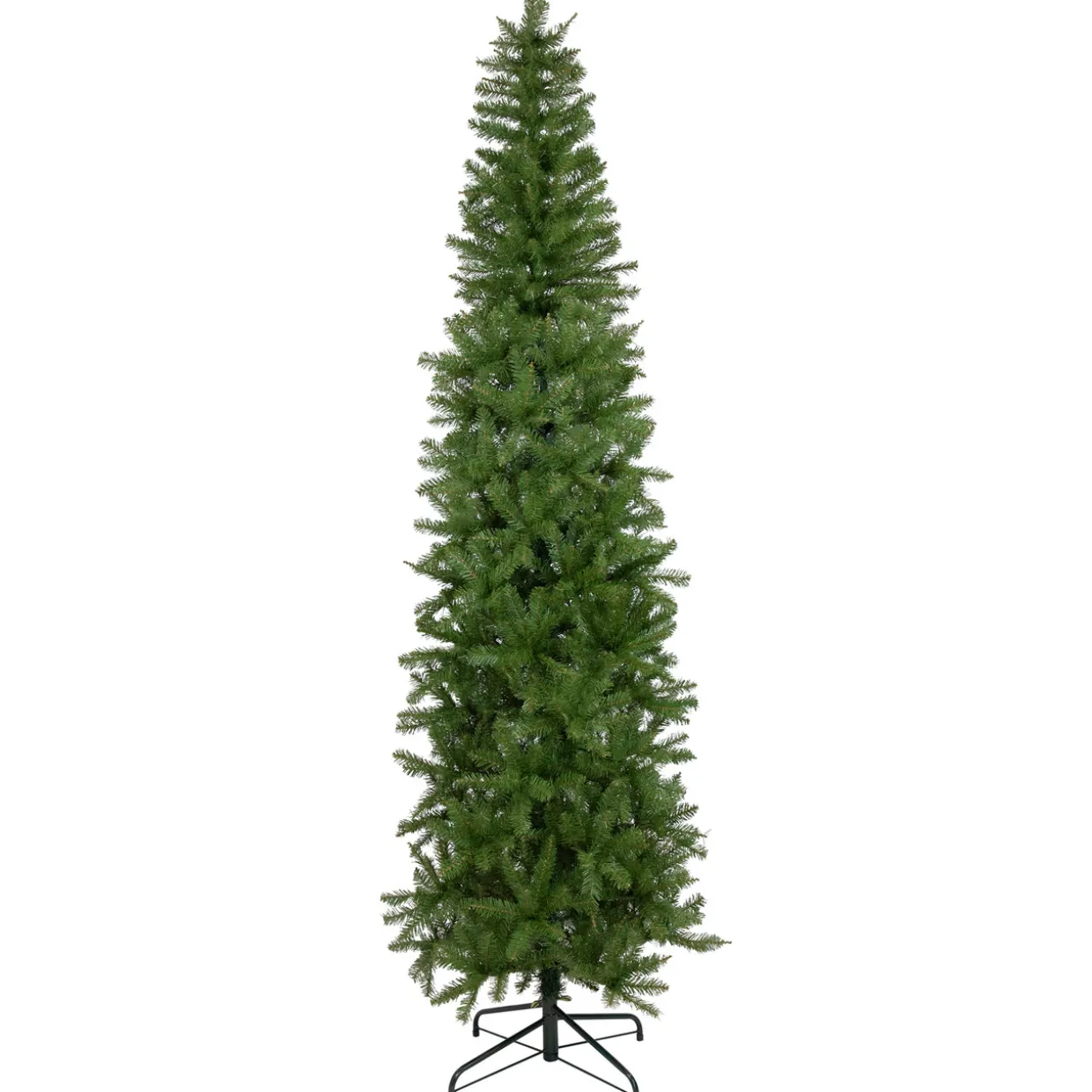 7.5' Silver Lake Fir Pencil Artificial Christmas Tree, Unlit