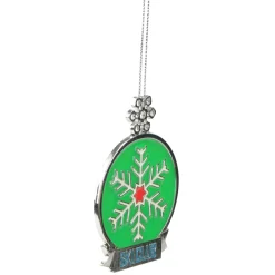 3.75" Ski Club Christmas Charm Ornament