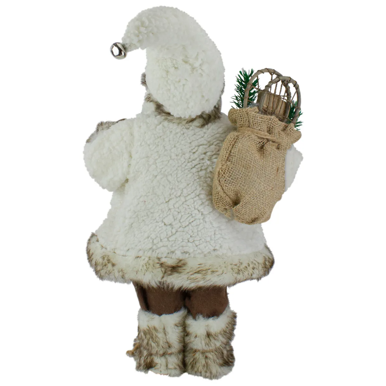 12" Snow Lodge Santa Christmas Figure with Lantern