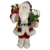 18" Standing Santa Christmas Figure with Snow Shoes and Fur Boots
