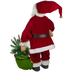 2' Standing Santa Christmas Figure with Presents and a Naughty or Nice List