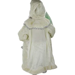 2' Standing Santa Christmas Figure Carrying a Green Pine Tree