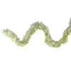12' Starburst Iridescent and Gold Artificial Christmas Tinsel Garland - Unlit