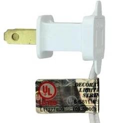 35 Warm White LED Wide Angle Mini Christmas Lights - 11.5 ft White Wire