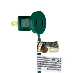 300 Warm White LED Wide Angle Christmas Lights - 74.75 ft Green Wire