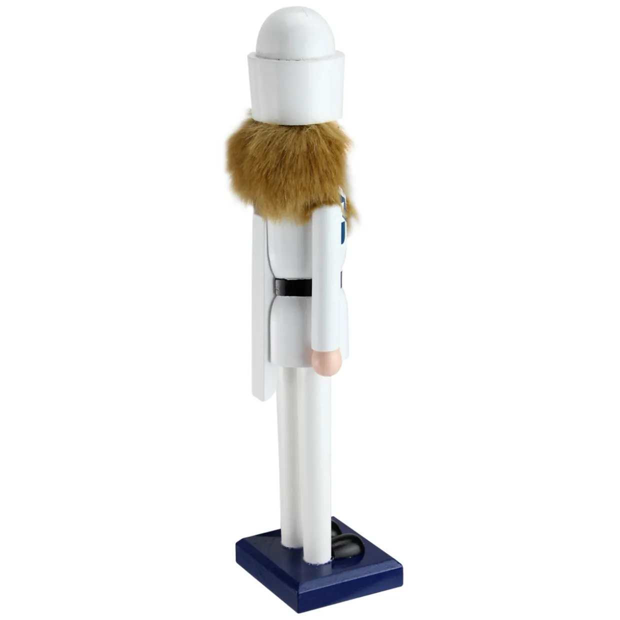 15" White and Blue Navy Sailor Wooden Christmas Nutcracker