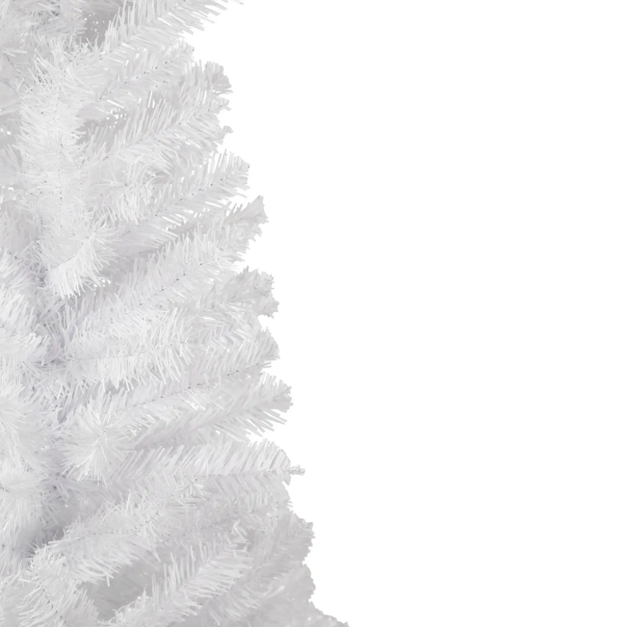 4.5' White Georgian Pine Artificial Pencil Christmas Tree, Unlit