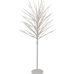 5' White LED Lighted Christmas Twig Tree - Warm White Lights