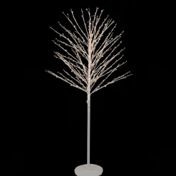 5' White LED Lighted Christmas Twig Tree - Warm White Lights