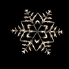 16" White Lighted Snowflake Christmas Window Silhouette