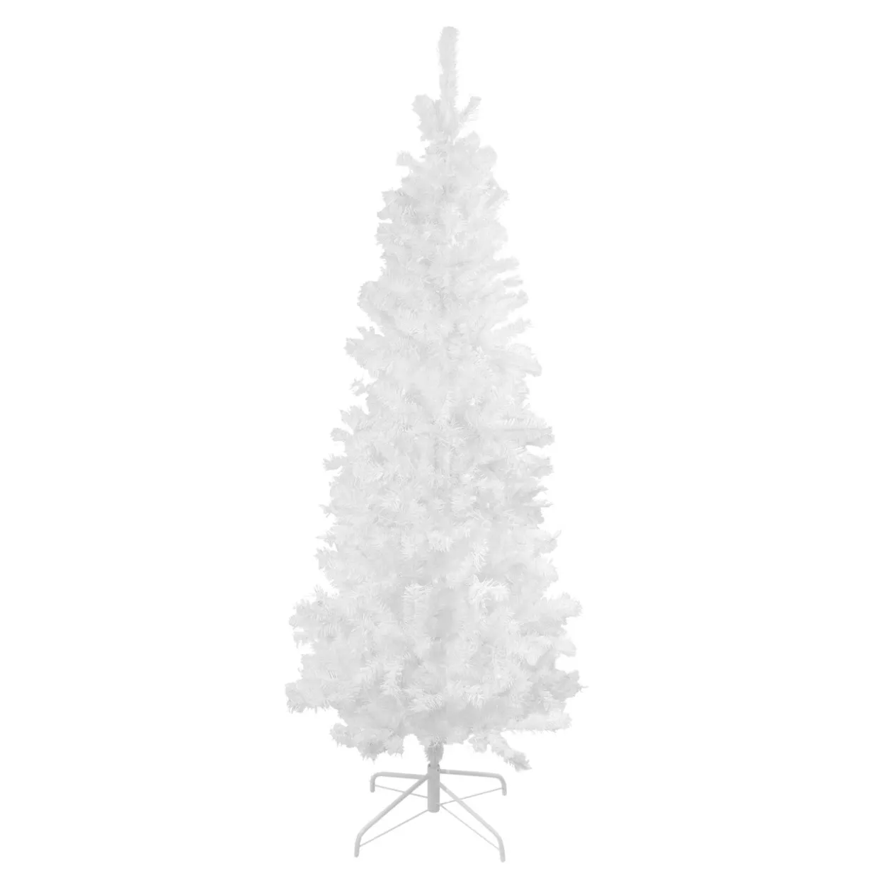 6.5' White Winston Pine Slim Artificial Christmas Tree - Unlit