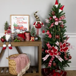 5' Winona Fir Artificial Wall Christmas Tree, Unlit