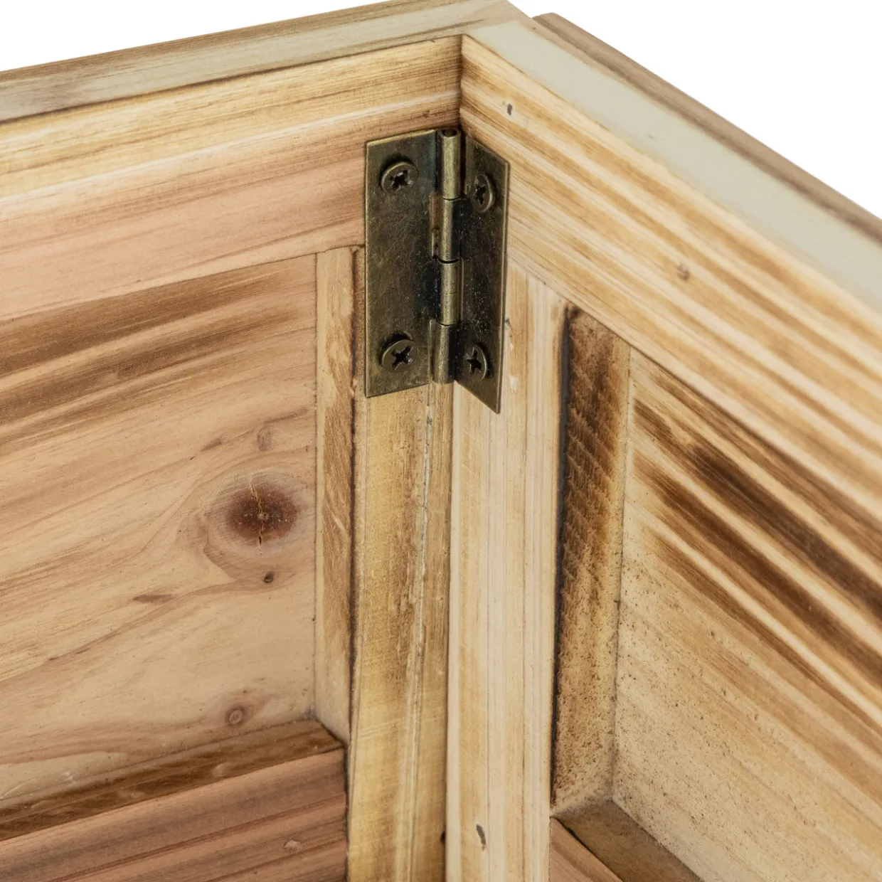 18" Wood Crate "Lay Presents at My Feet" Christmas Tree Collar