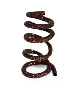 30' x 0.4" Brown Glitter Enchanted Forest Wired Tube Artificial Christmas Garland - Unlit
