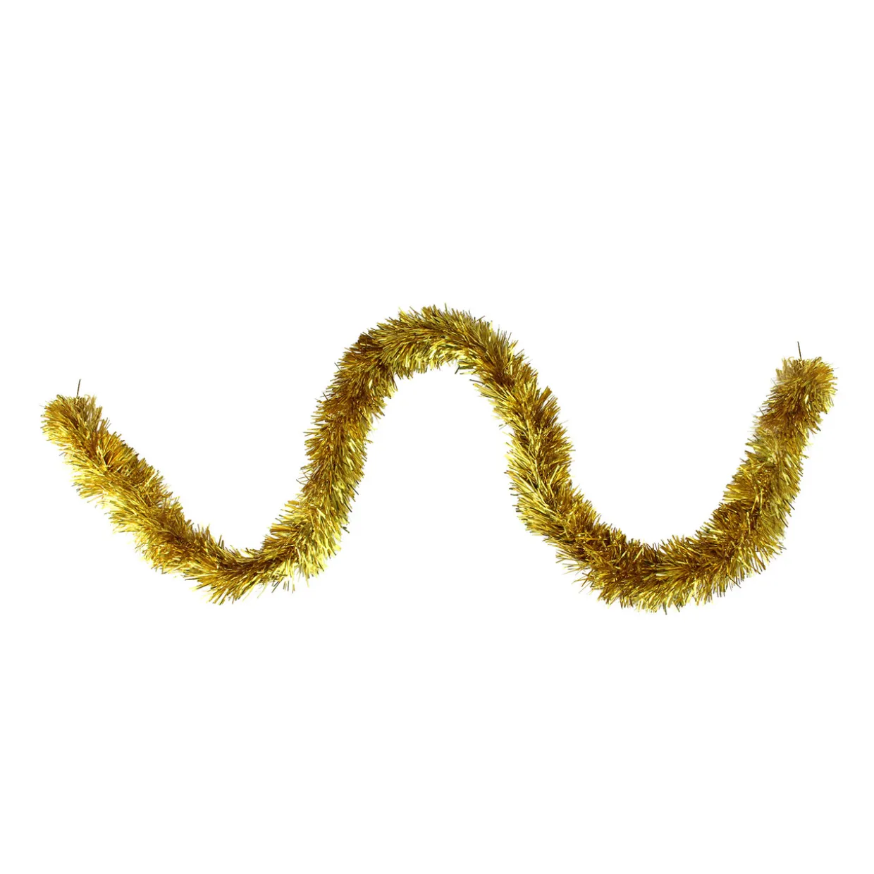 12' x 2.75" Deep Gold Traditional Artificial Christmas Garland - Unlit