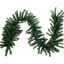 27' x 20" Green Artificial Pine Christmas Garland, Unlit