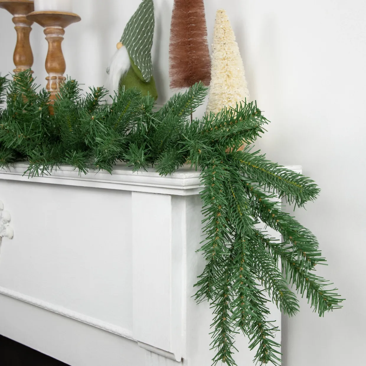 9' x 10" Green Sierra Noble Fir Artificial Christmas Garland, Unlit