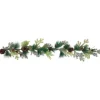 5' x 6" Pine Cone and Cedar Artificial Christmas Garland, Unlit
