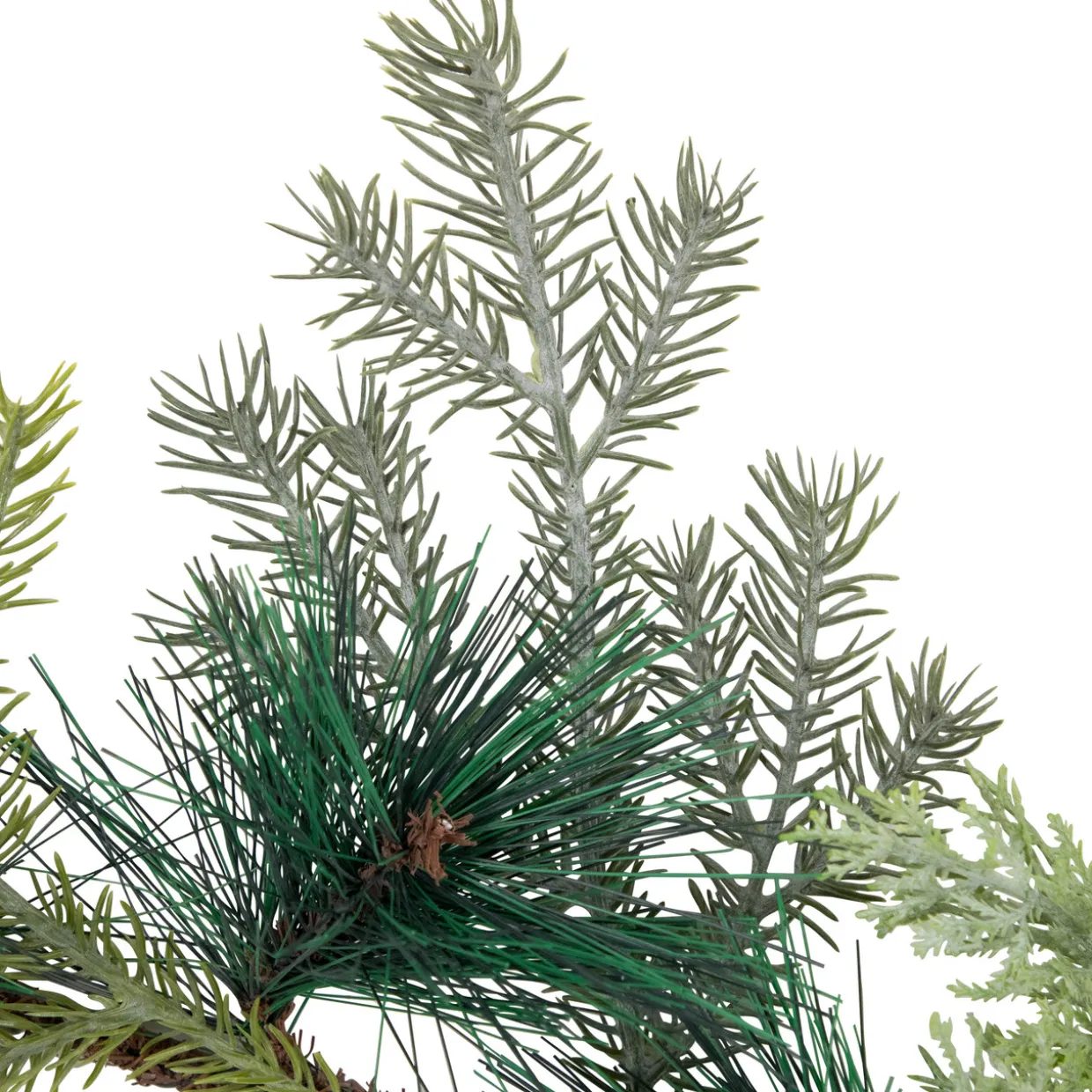 5' x 6" Pine Cone and Cedar Artificial Christmas Garland, Unlit