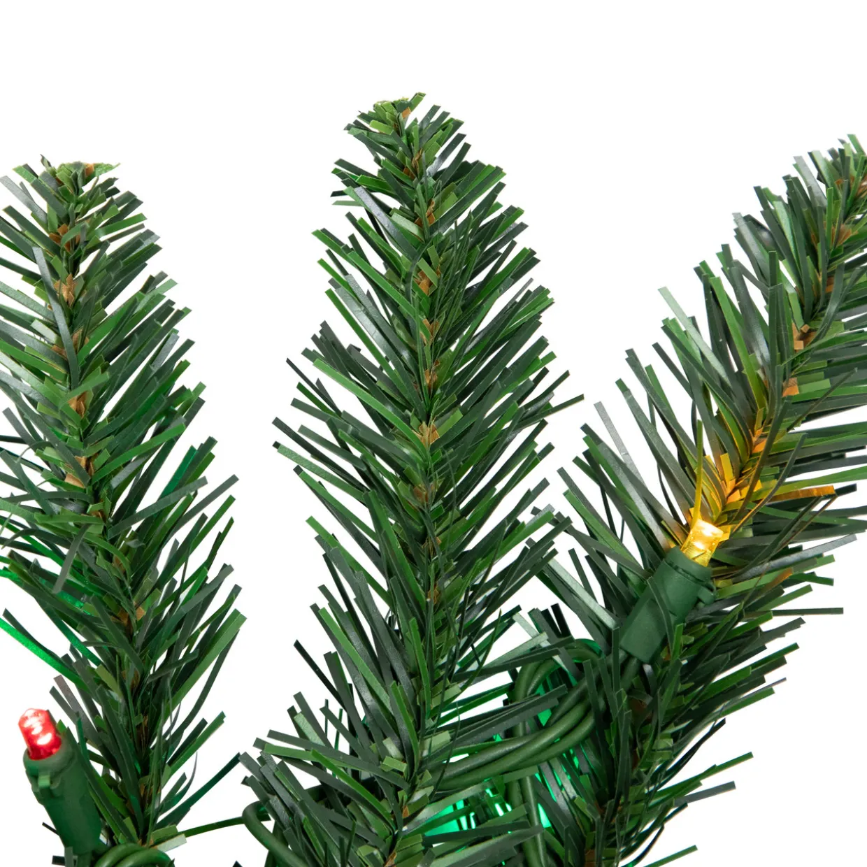 25' x 20" Pre-Lit Buffalo Fir Artificial Christmas Garland - Multi-Color LED Lights